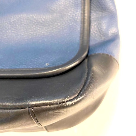 Men’s | Coach | Camden Leather Map Bag | Navy - Picture 15 of 16